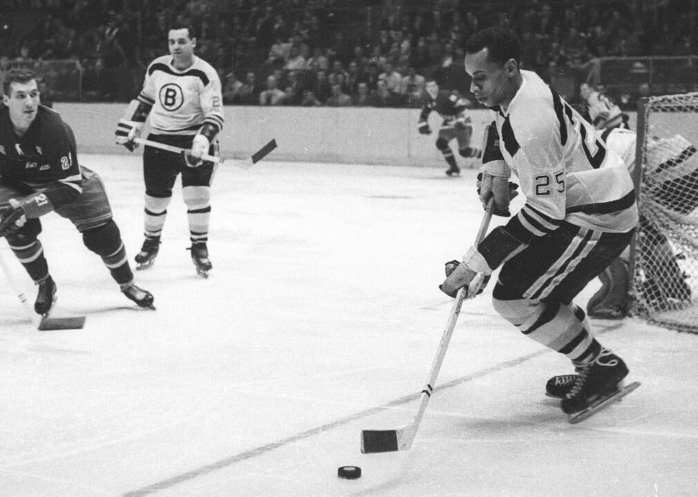 1958: Willie O’Ree breaks hockey’s color barrier